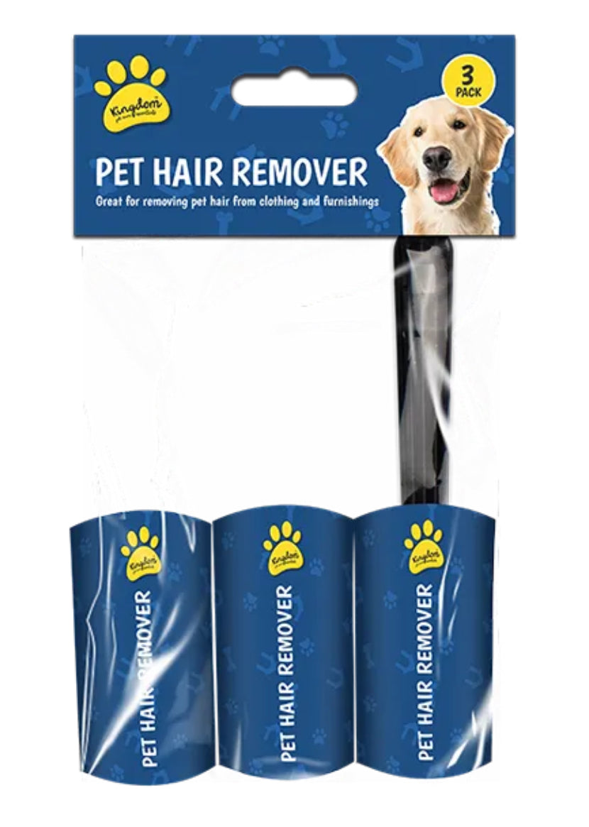 Pet Hair Roller & Refills 3 Rolls