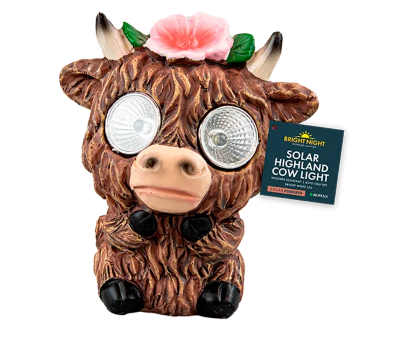 Highland Cow Solar Light 10cm