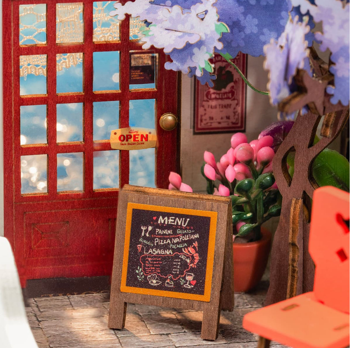 Rolife Sea Holiday Restaurant DIY Miniature House DS039