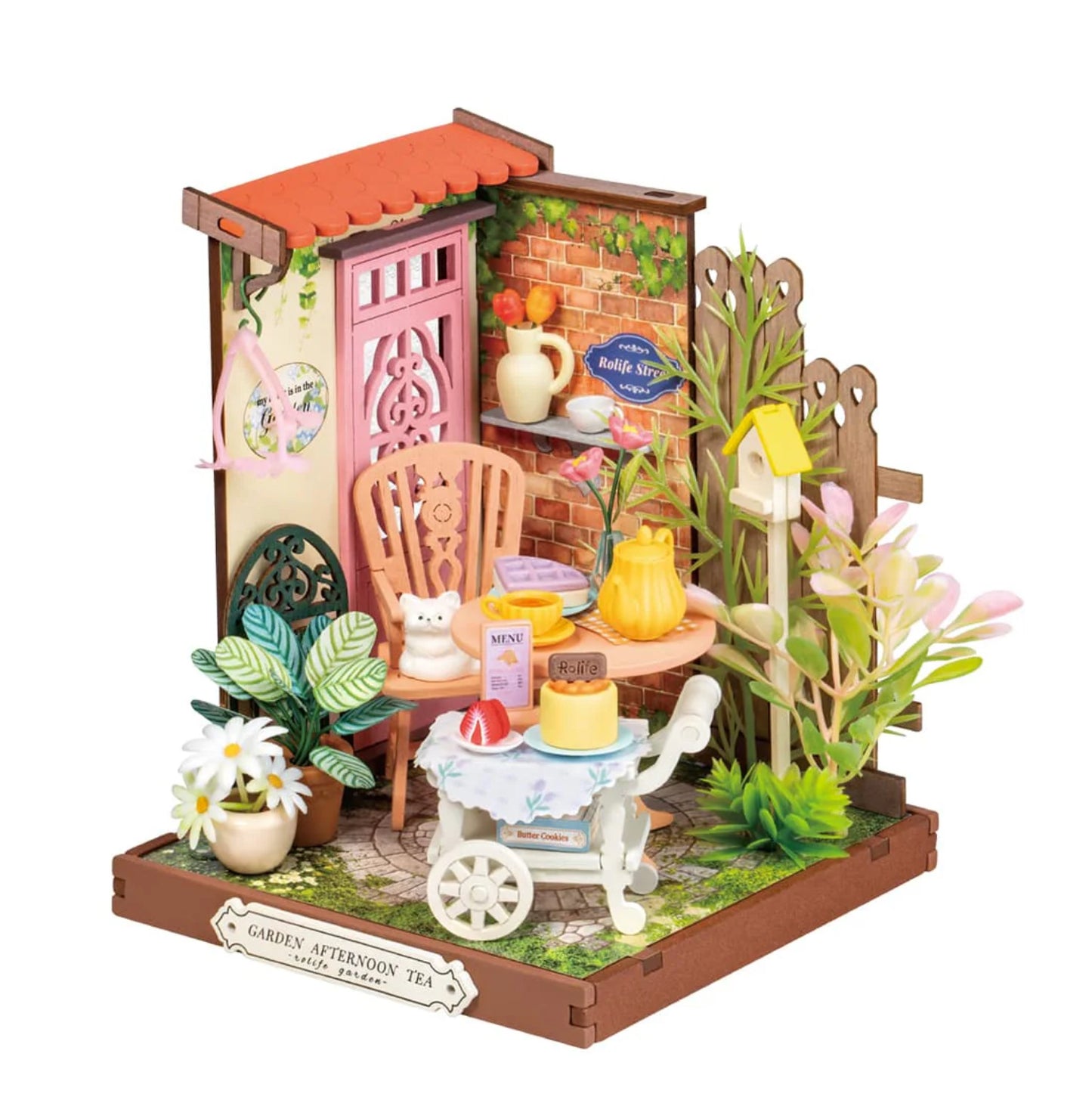Rolife Fancy Tea Yard DIY Miniature House DS038