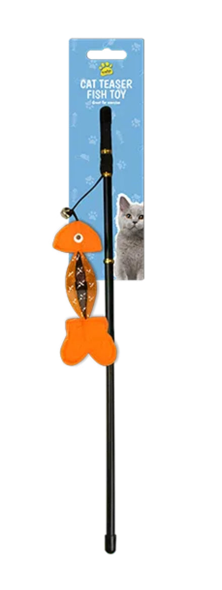 Cat Teaser Fish Toy