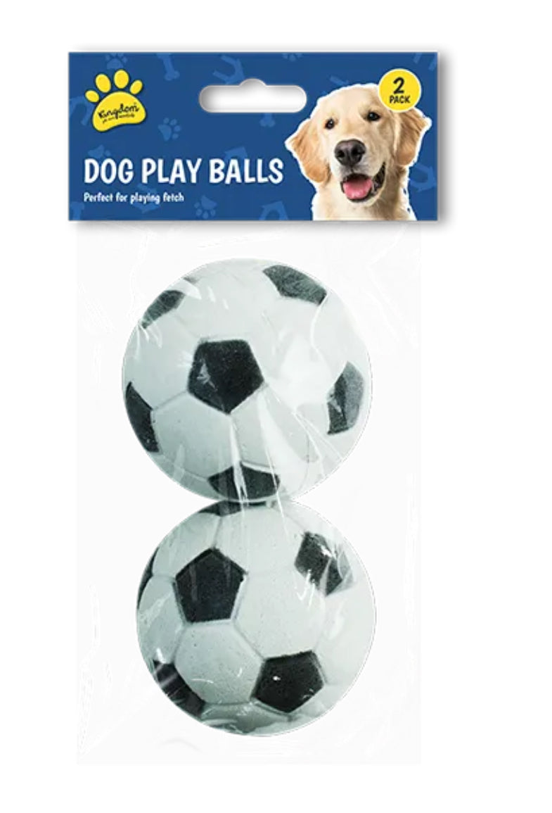 Rubber Play Ball 2pk