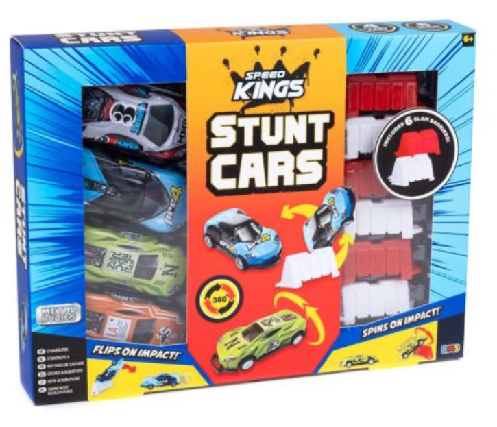 Jump-Spin Stunt Car Set