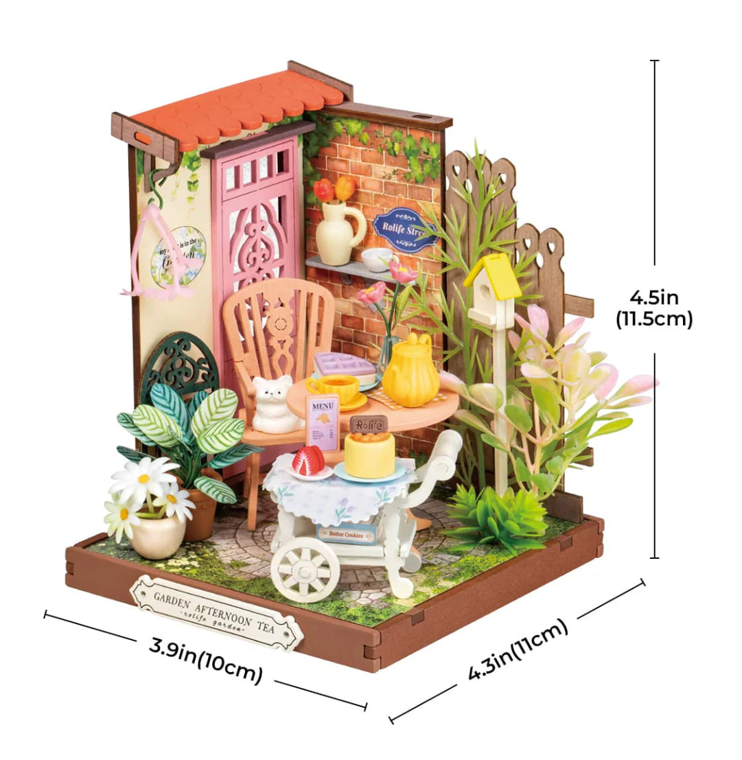 Rolife Fancy Tea Yard DIY Miniature House DS038