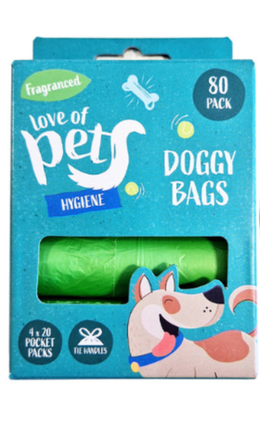 Love Of Pets 	Fragranced Doggy Bags 80pk