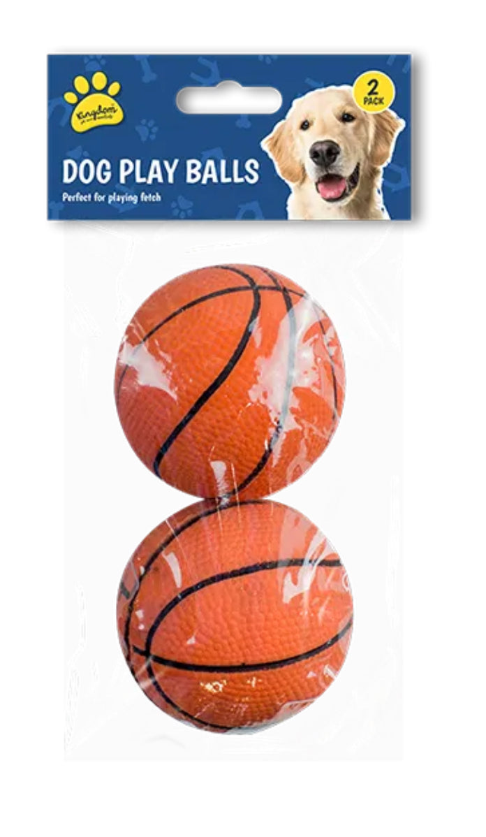 Rubber Play Ball 2pk