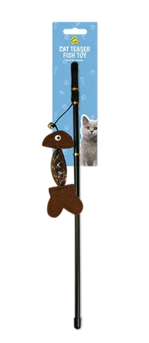 Cat Teaser Fish Toy