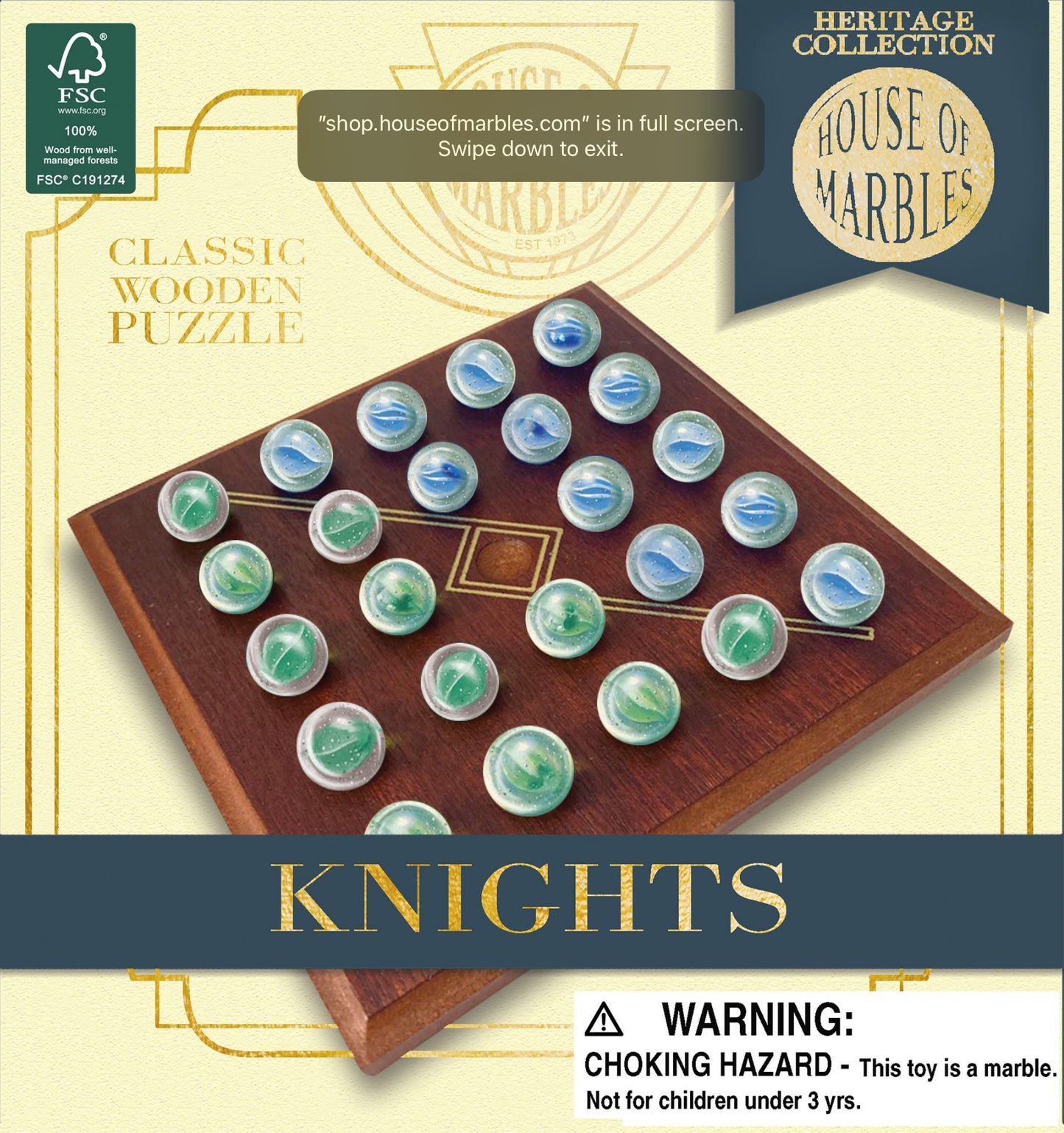 MINI WOODEN BOARD GAME – KNIGHTS