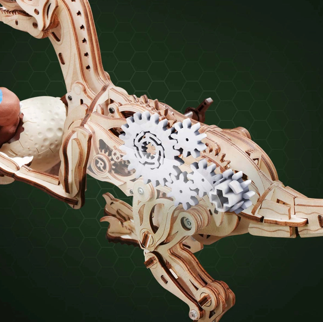 ROKR Velociraptor Wooden Dinosaur 3D Puzzle LD01