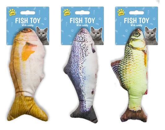 Fish With Catnip Toy