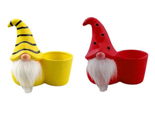 Ceramic Gnome Plant Pot