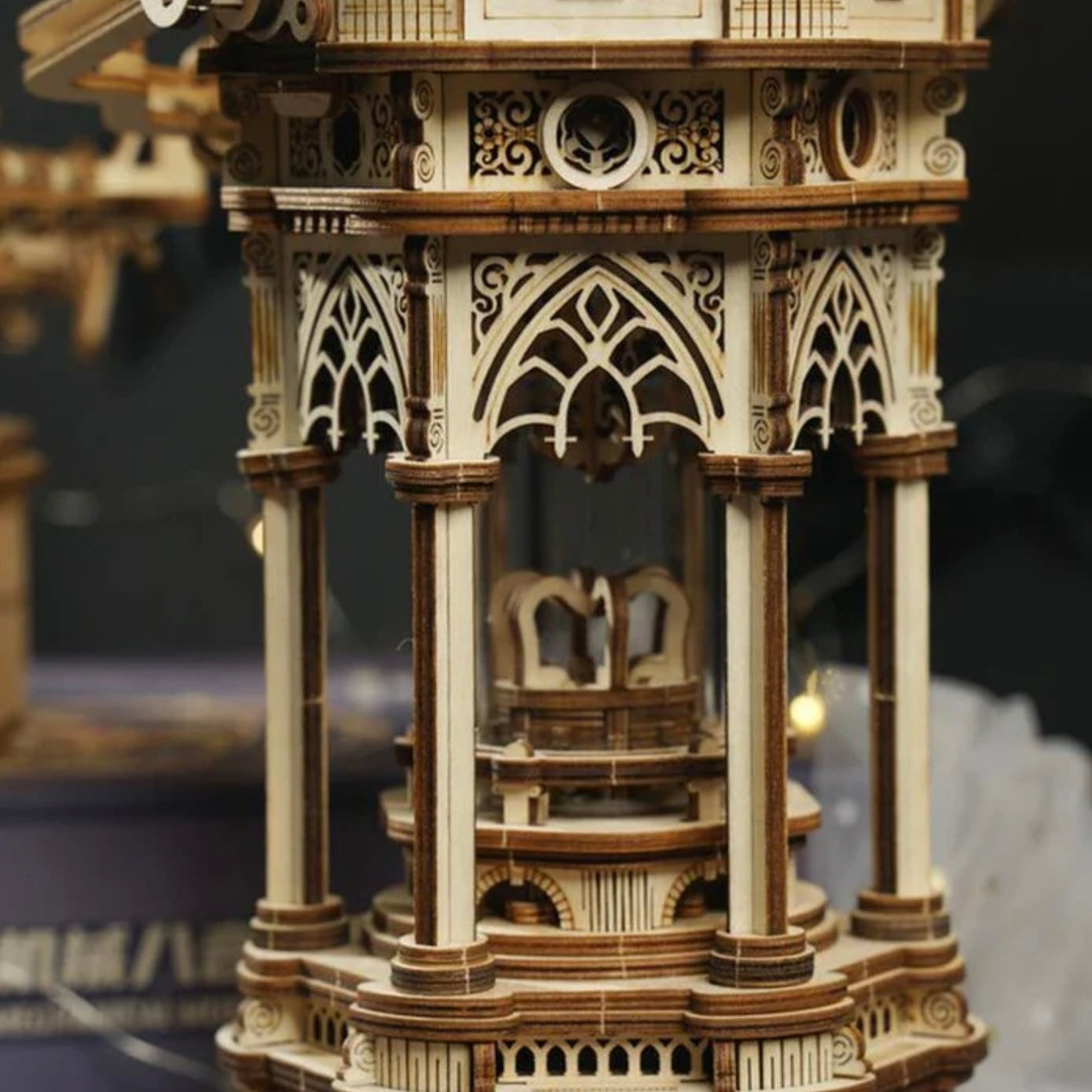 Victorian Lantern Mechanical Music Box AMK61