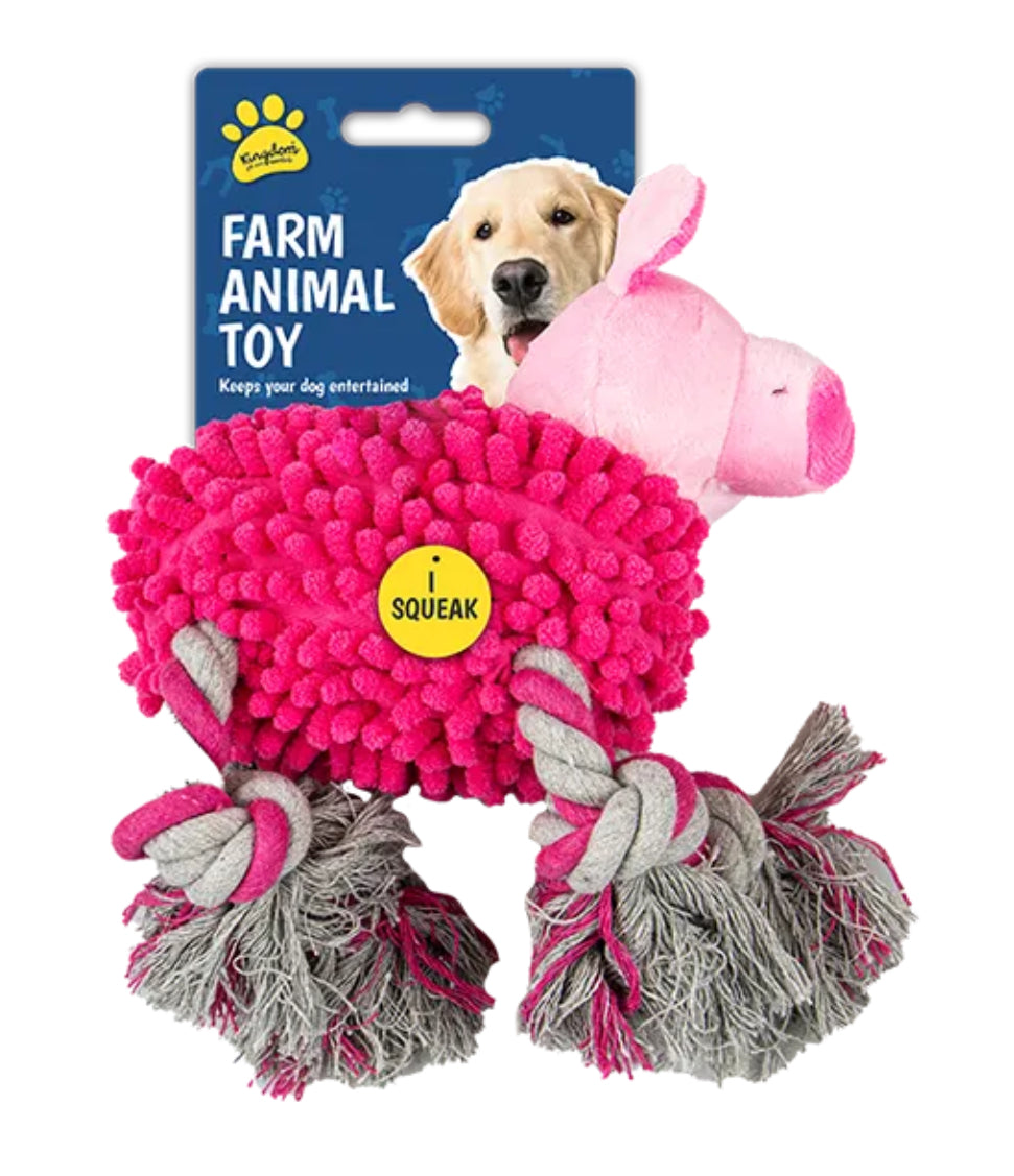 Farm Animal Dog Toy