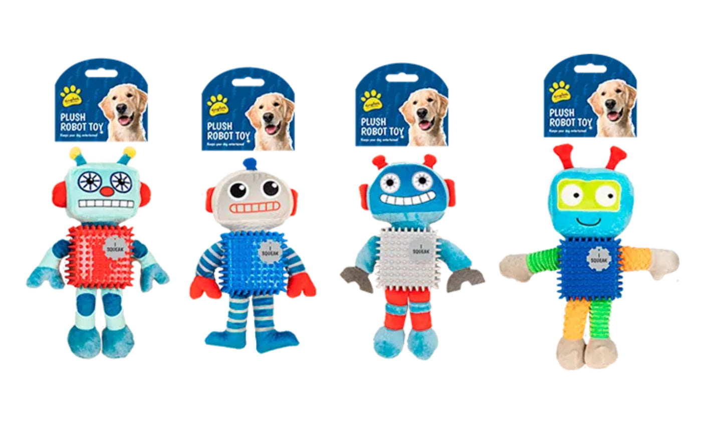 Plush Robot Dog Toy