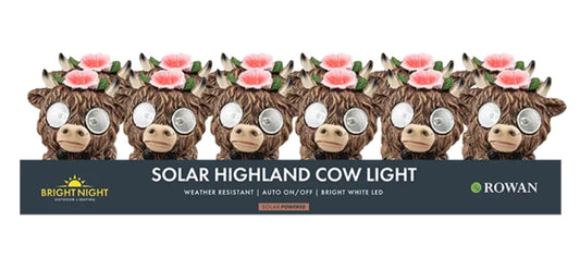 Highland Cow Solar Light 10cm