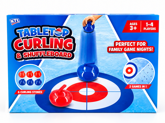 Tabletop Curling & ShuffleBoard Game
