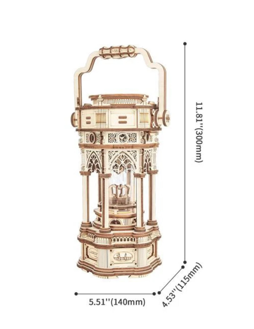 Victorian Lantern Mechanical Music Box AMK61
