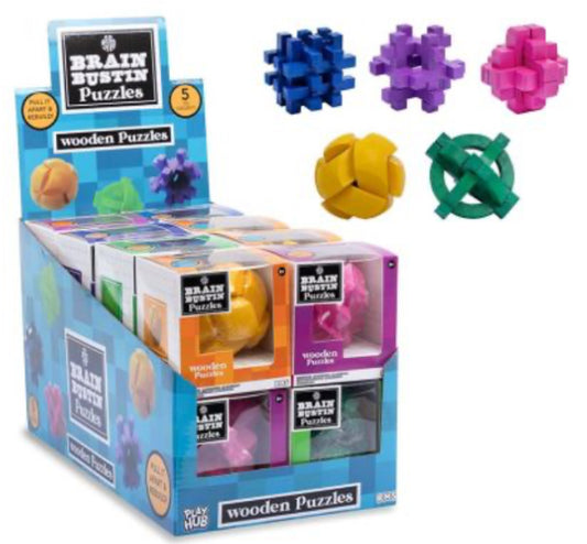 Brain Bustin Wooden Puzzles