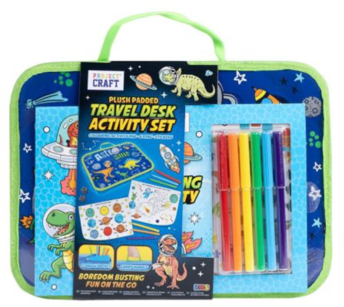 Plush Padded Travel Desk Activity Kit (Boys)