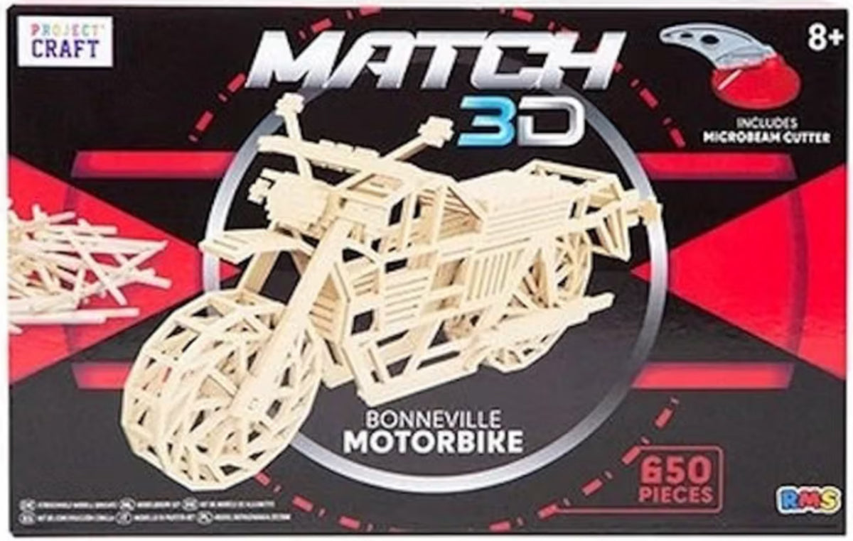Match 3D - Bonneville Motorbike