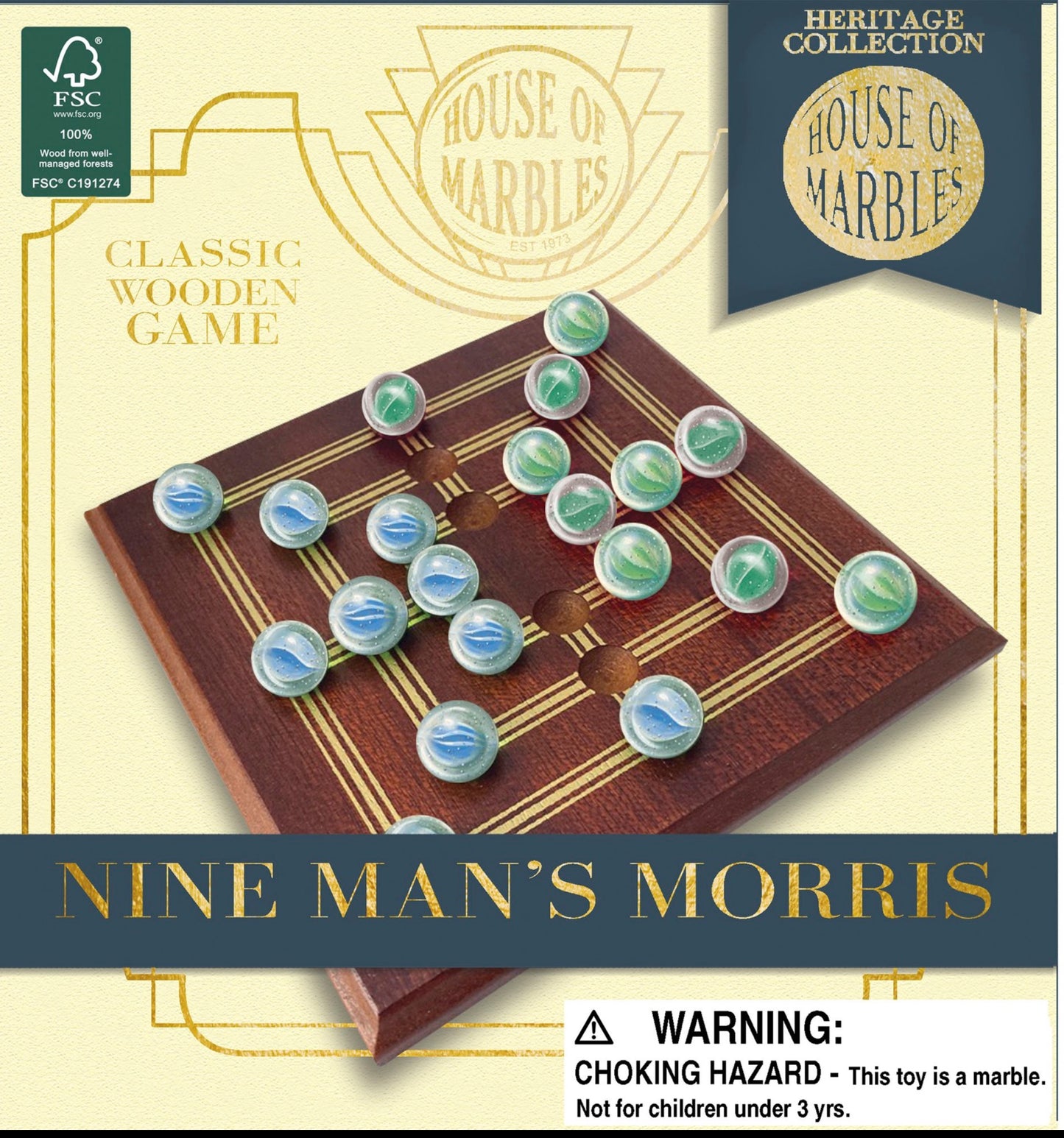 MINI BOARD GAME – NINE MAN’S MORRIS