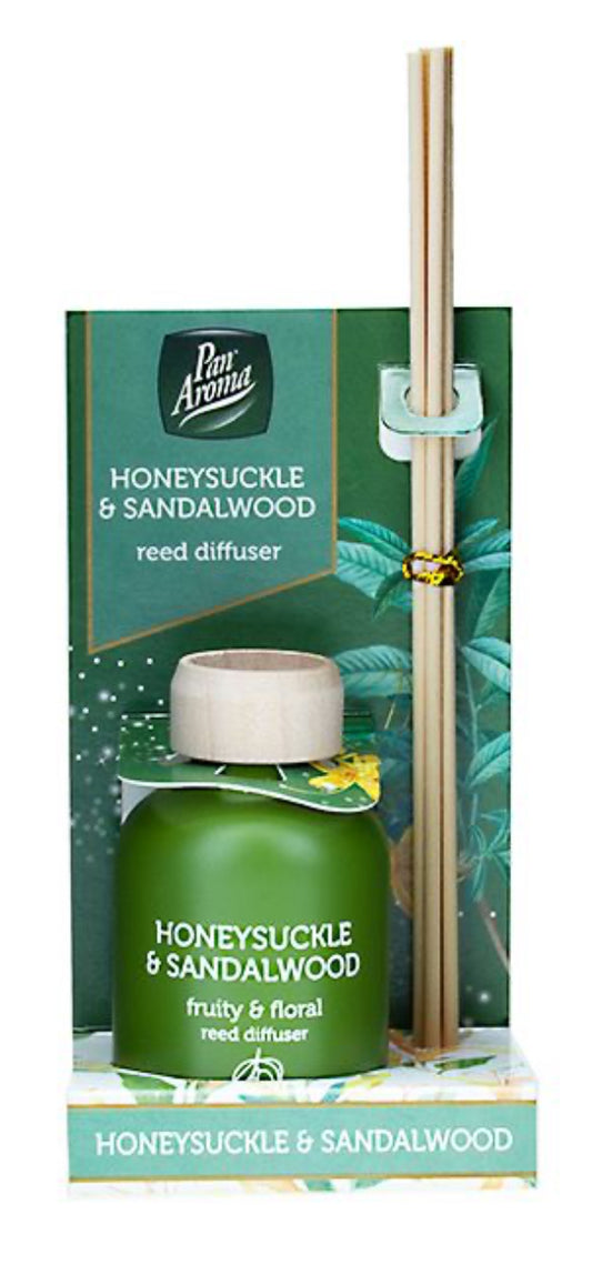 Pan Aroma Honeysuckle & Sandalwood Reed Diffuser 50ml