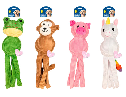 Plush Crinkley Animal Dog Toy