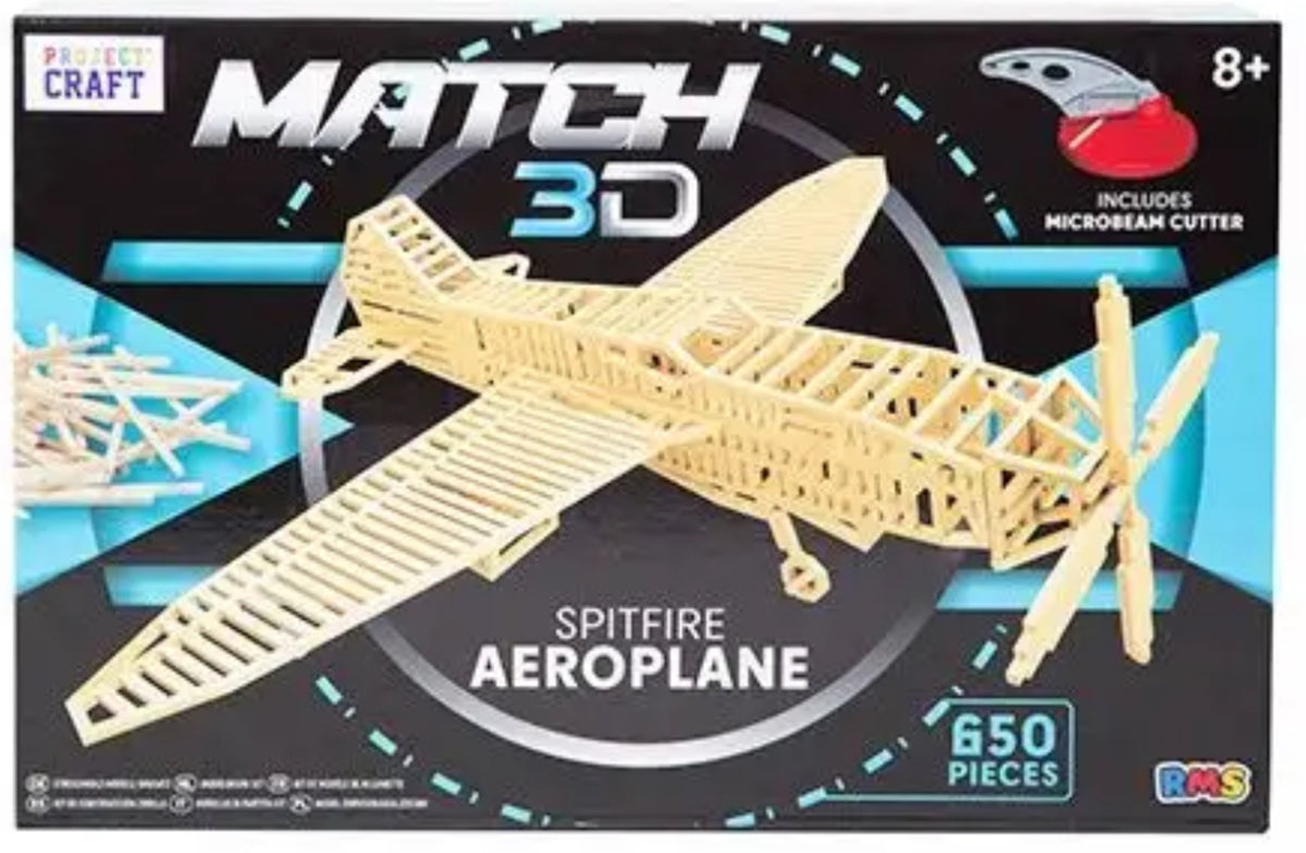 Match 3D - Spitfire Aeroplane