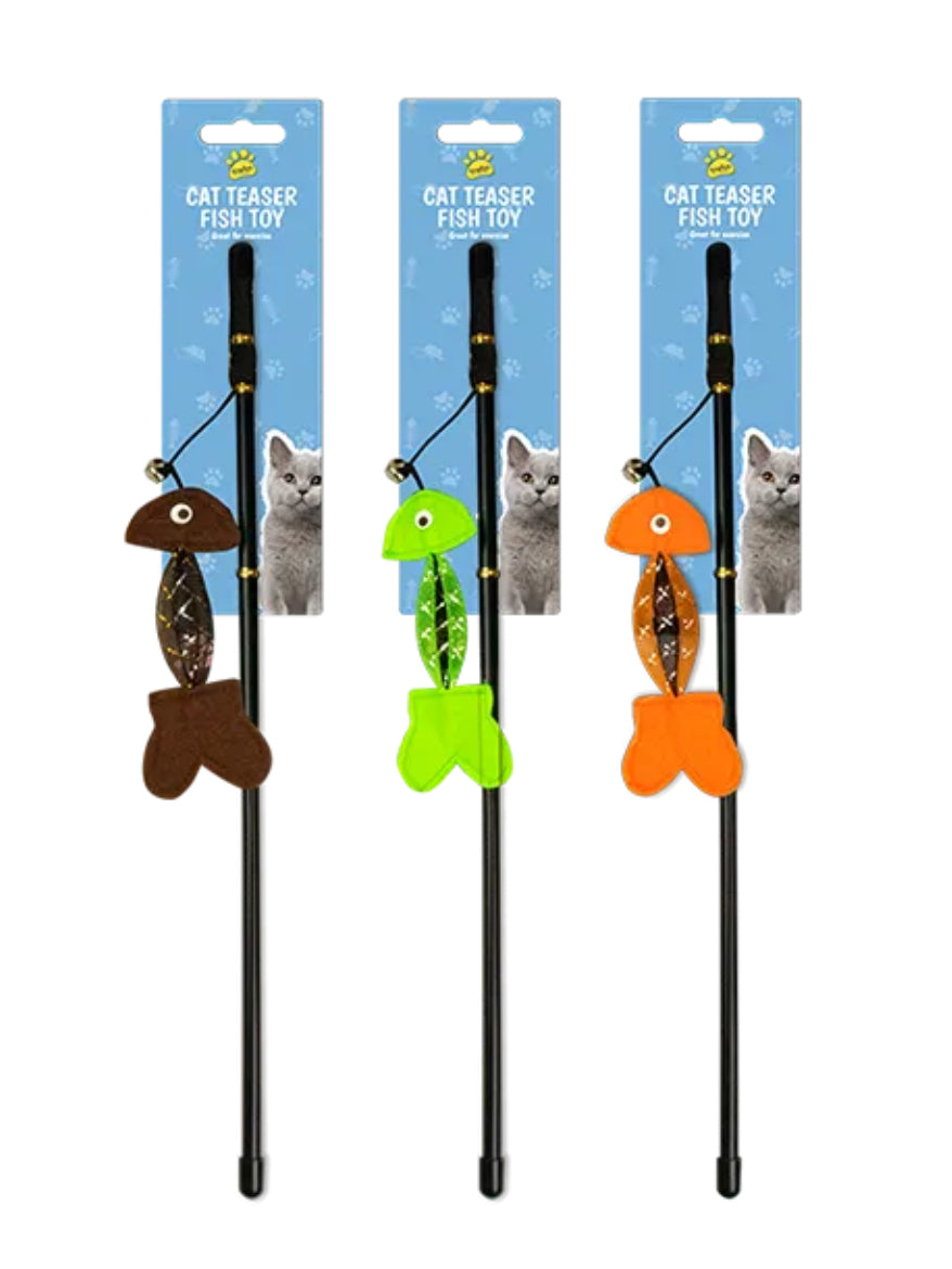 Cat Teaser Fish Toy