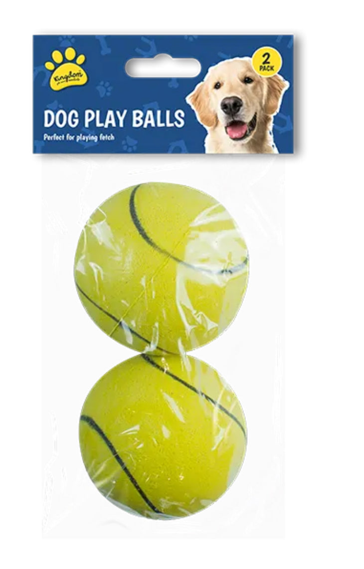 Rubber Play Ball 2pk