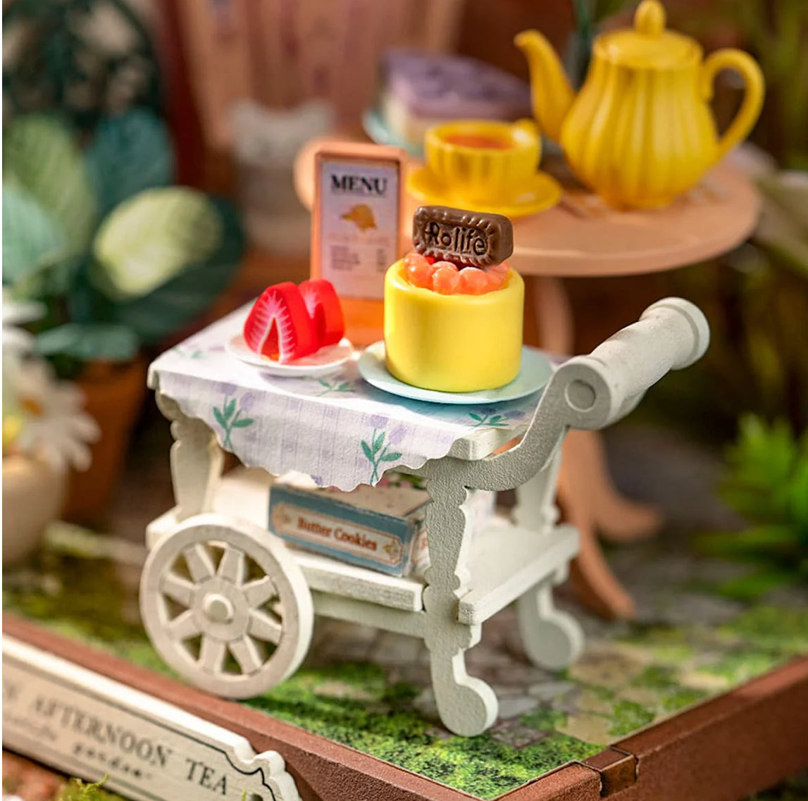 Rolife Fancy Tea Yard DIY Miniature House DS038
