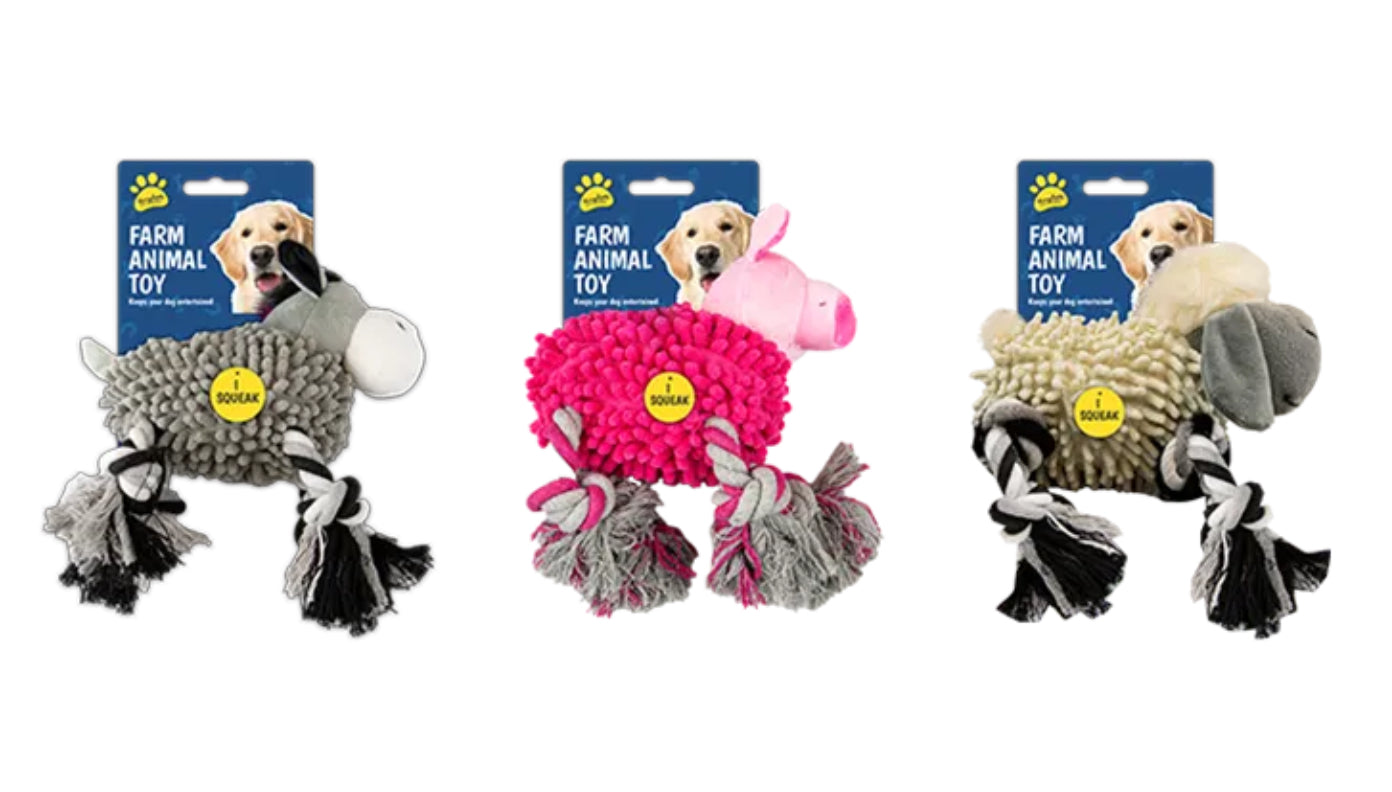 Farm Animal Dog Toy