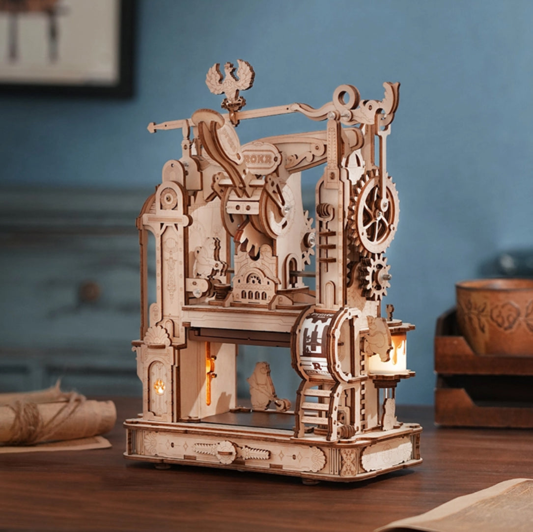 ROKR Classic Printing Press 3D Wooden Puzzle LK602