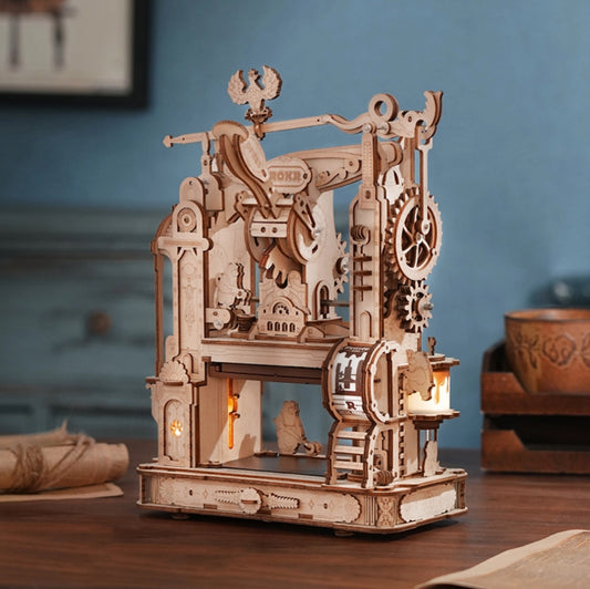 ROKR Classic Printing Press 3D Wooden Puzzle LK602