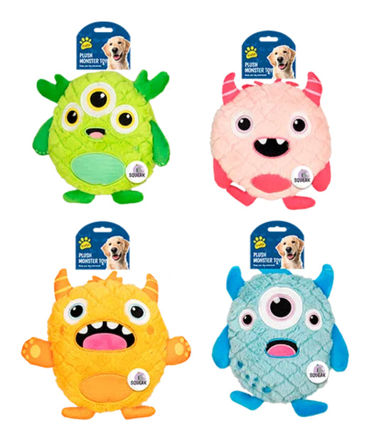 Plush Monster Dog Toy